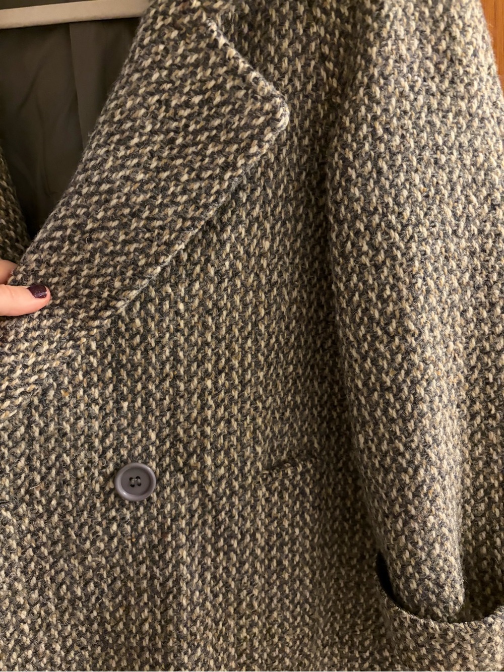VINTAGE WOOL COAT - SAXTON HALL - Picture 5 of 7